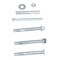 Vestil Sleeve Anchor, 3/8" Dia., 5/8" L, Steel Zinc Plated, 4 PK AS-584-4PK - alternate 3